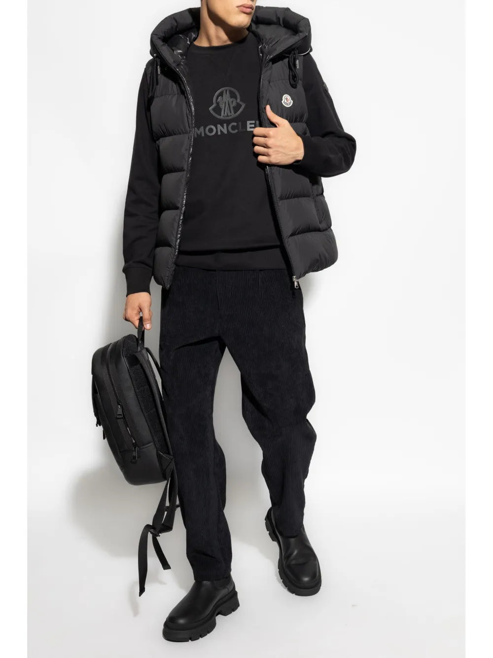 Sweatshirts Sweatshirt à logo Moncler Noir Homme