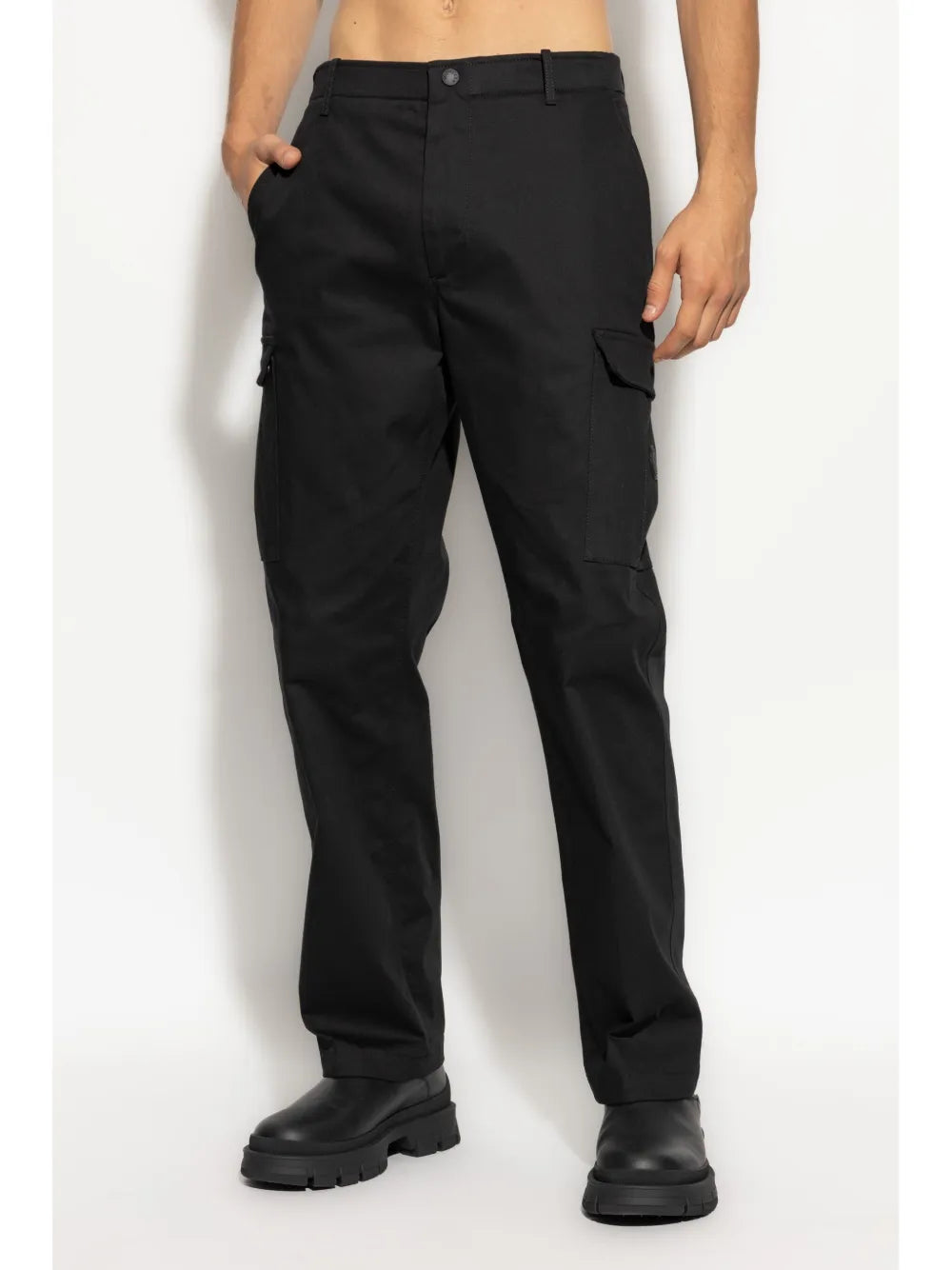 Pantalons Pantalon cargo Moncler Noir Homme