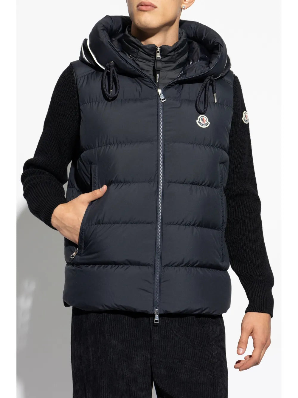 Vestes Doudoune Cardamine sans manches Moncler Bleu foncé Homme
