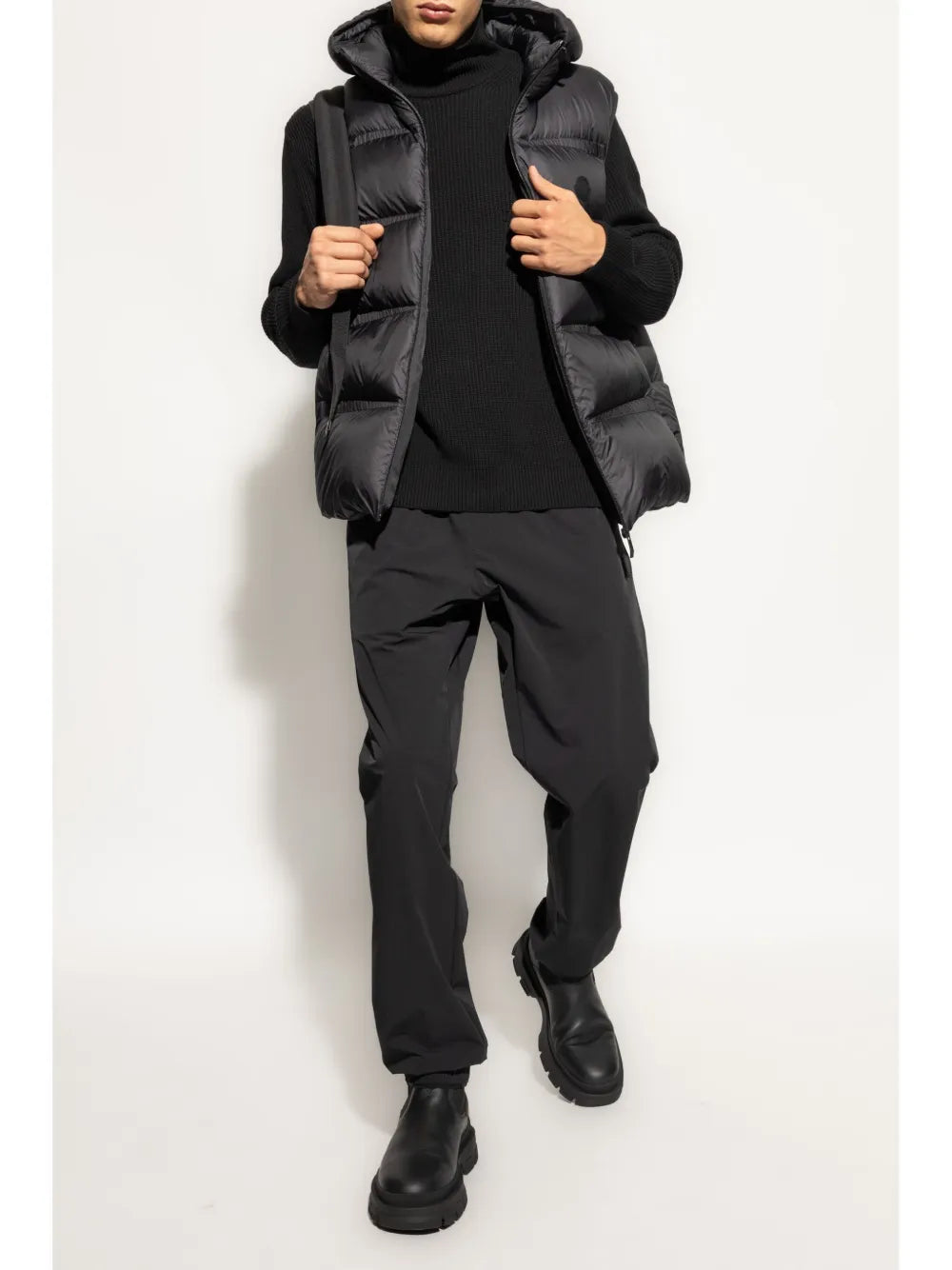 Vestes Doudoune Lausen sans manches Moncler Bleu foncé Homme