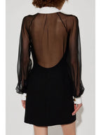 Robes Mini robe noire bustier Versace Noir Femme