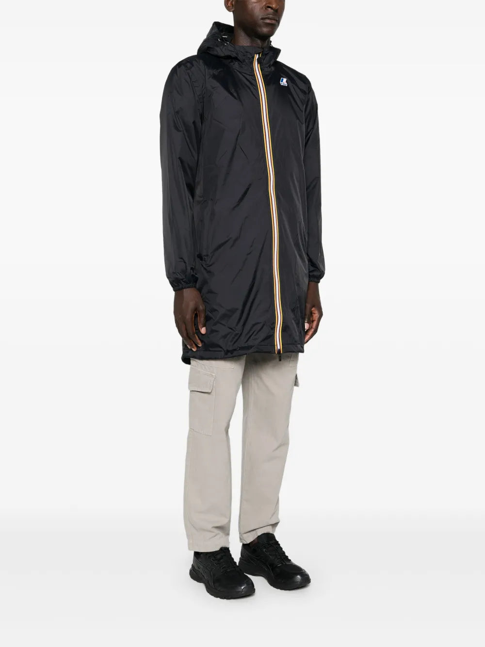 Casacos Le Vrai 3.0 Eiffel Windbreaker K-Way Preto Unissex