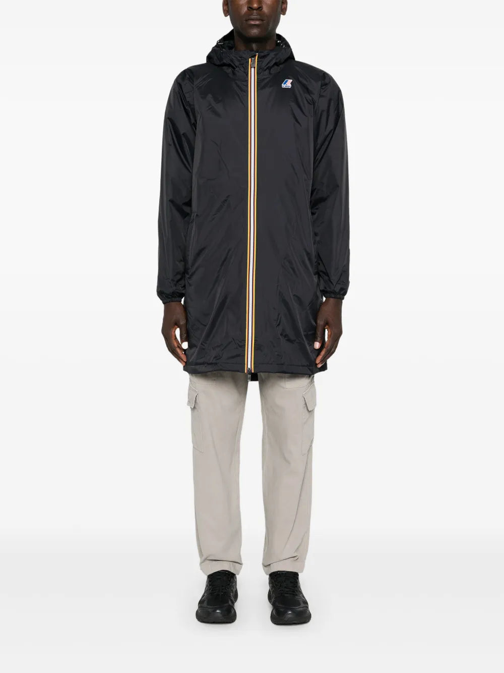 Casacos Le Vrai 3.0 Eiffel Windbreaker K-Way Preto Unissex