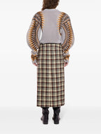 Malhas Sweater em Lurex Rabanne Prata Mulheres