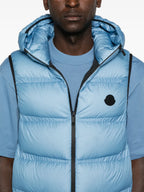 Vestes Doudoune Lausen sans manches Moncler Bleu Homme