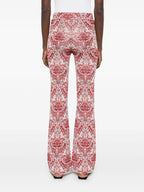 Hosen Bedruckte Hose Rabanne Rot Femme