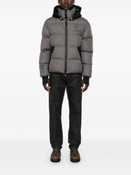 Manteaux Doudoune Marcassin Moncler Grenoble Gris Homme