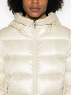 Manteaux Doudoune Biron Moncler Beige Femme