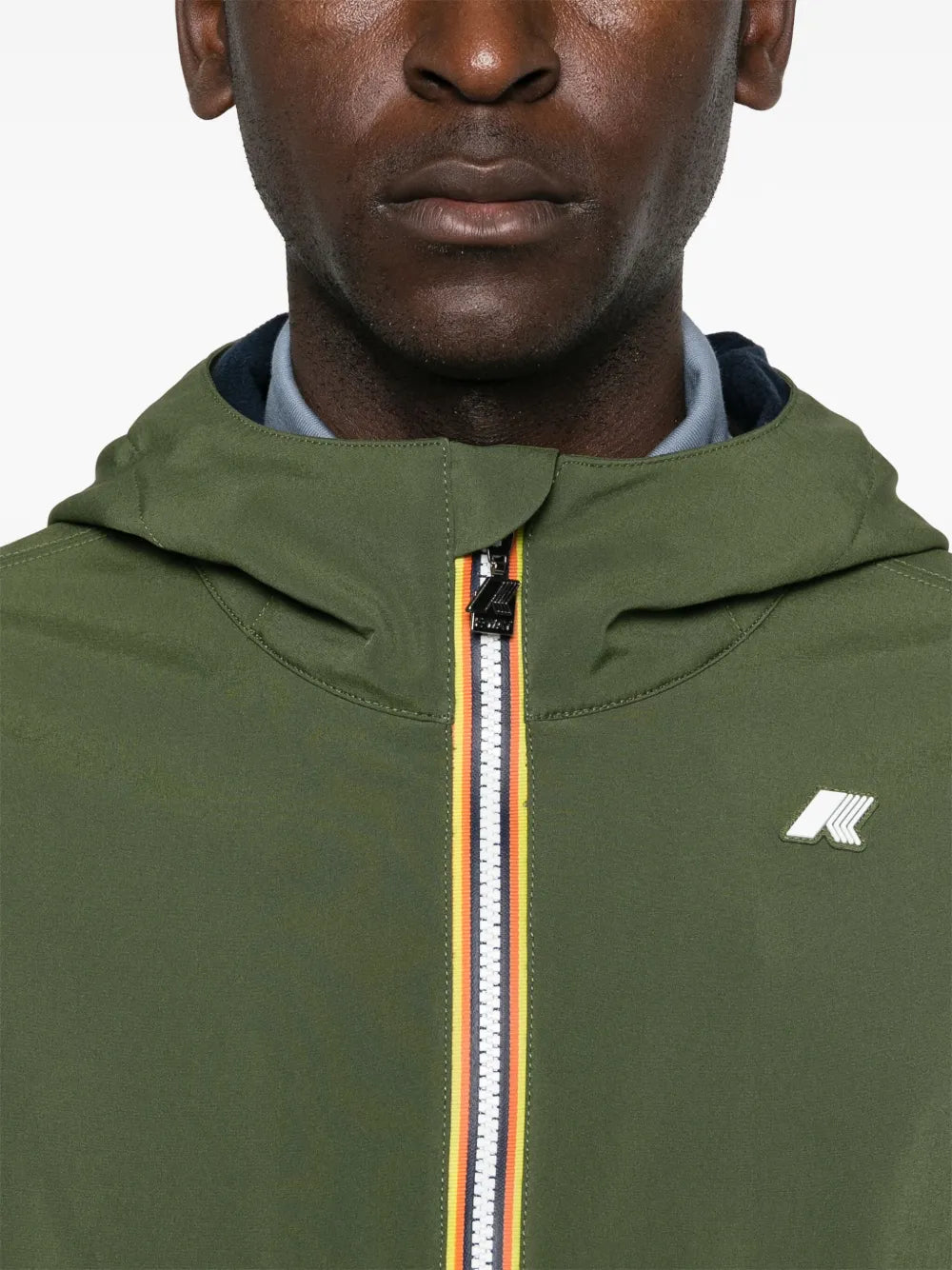 Vestes Veste Jacko Bonded K-Way Kaki Homme