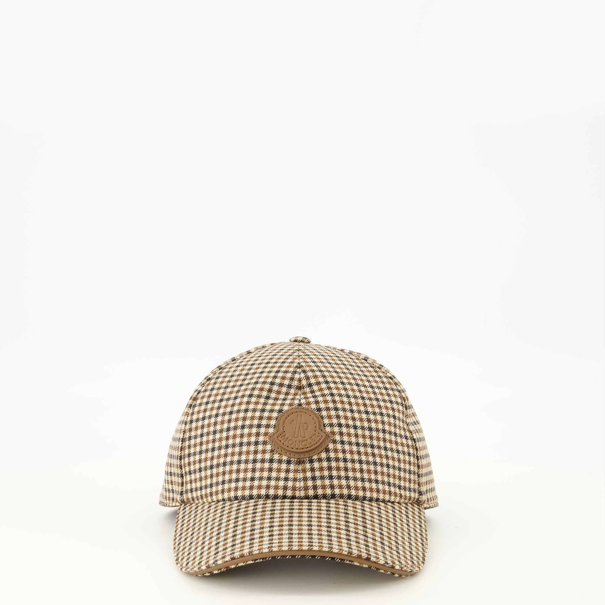 Chapeaux, casquettes et bonnets Casquette en laine à carreaux Moncler Marron Homme
