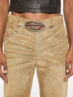 Pantalons Jean droit D-Ark-Fsf Diesel Marron Femme