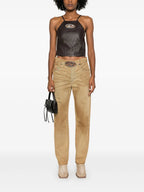 Pantalons Jean droit D-Ark-Fsf Diesel Marron Femme