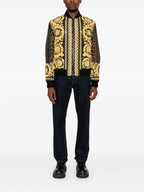 Jackets Reversible Barocco Bomber Versace Yellow Homme