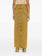 Skirts Denim Skirt Mm6 Yellow Femme