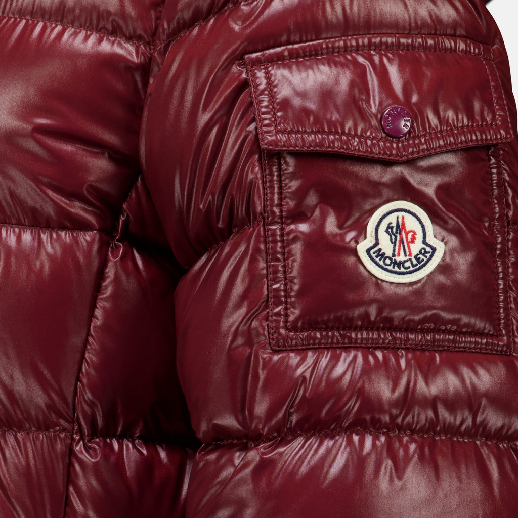 Manteaux Casaco Acolchoado Barante Bordeaux Moncler Bordeaux Femme