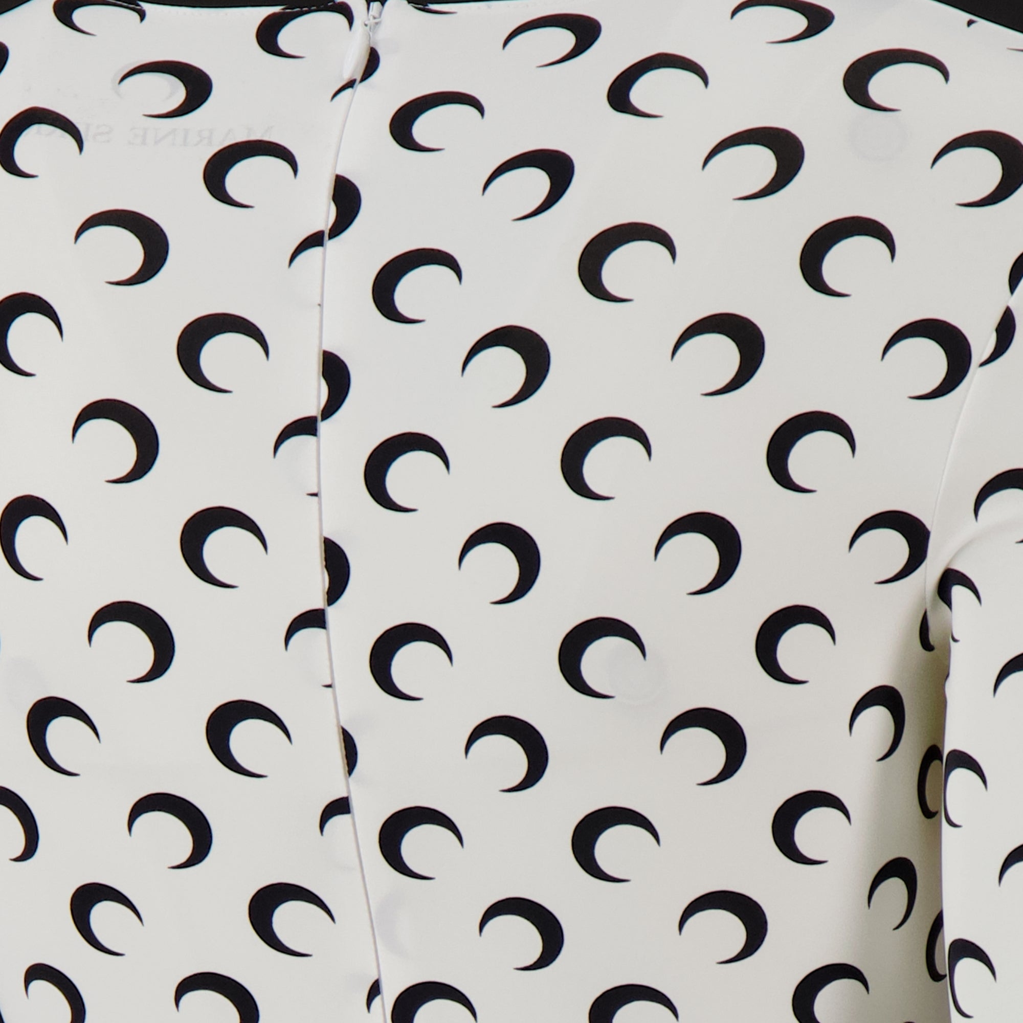 Image de l'article Combinaison longue Jersey Moon blanche de la marque Marine Serre pour Femme - Saison Automne-Hiver 2025 - Vue détaillée_2