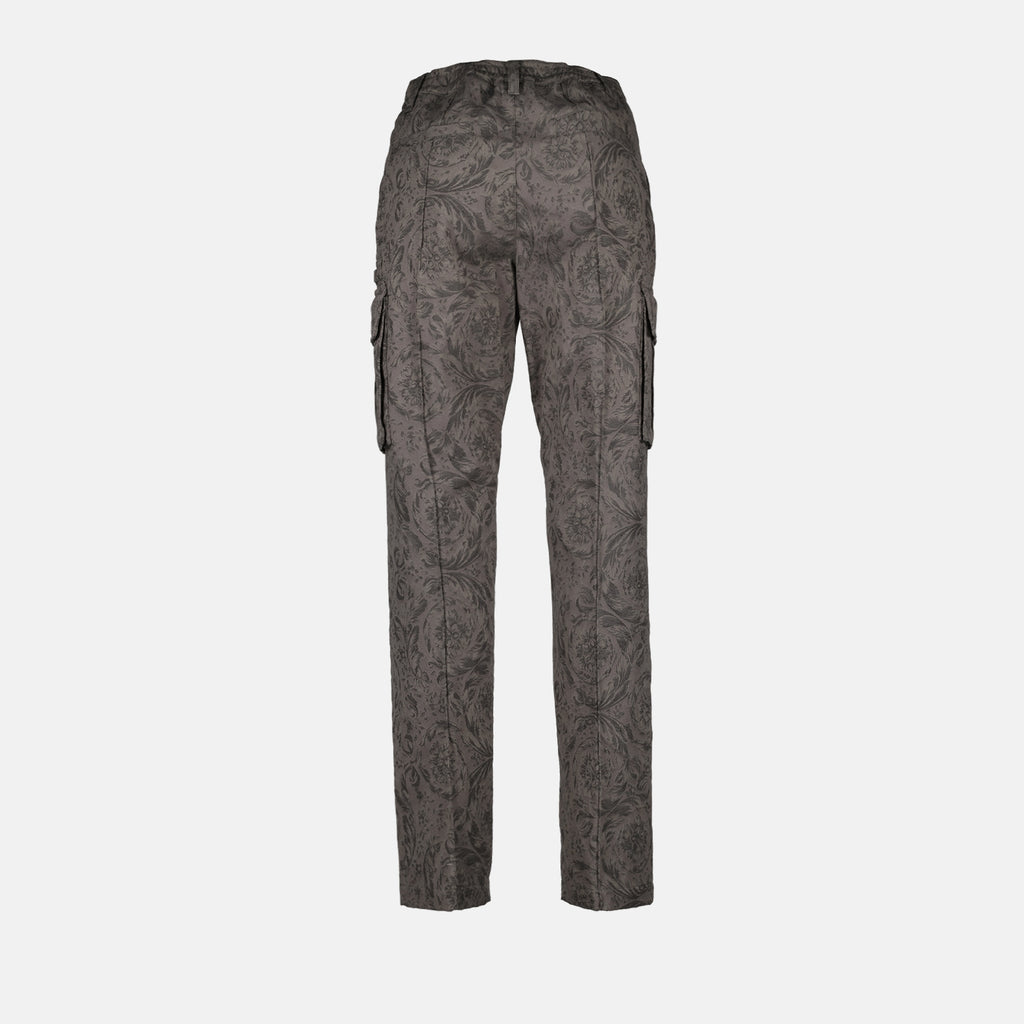 Pantalones Pantalones Barocco Versace Gris Homme