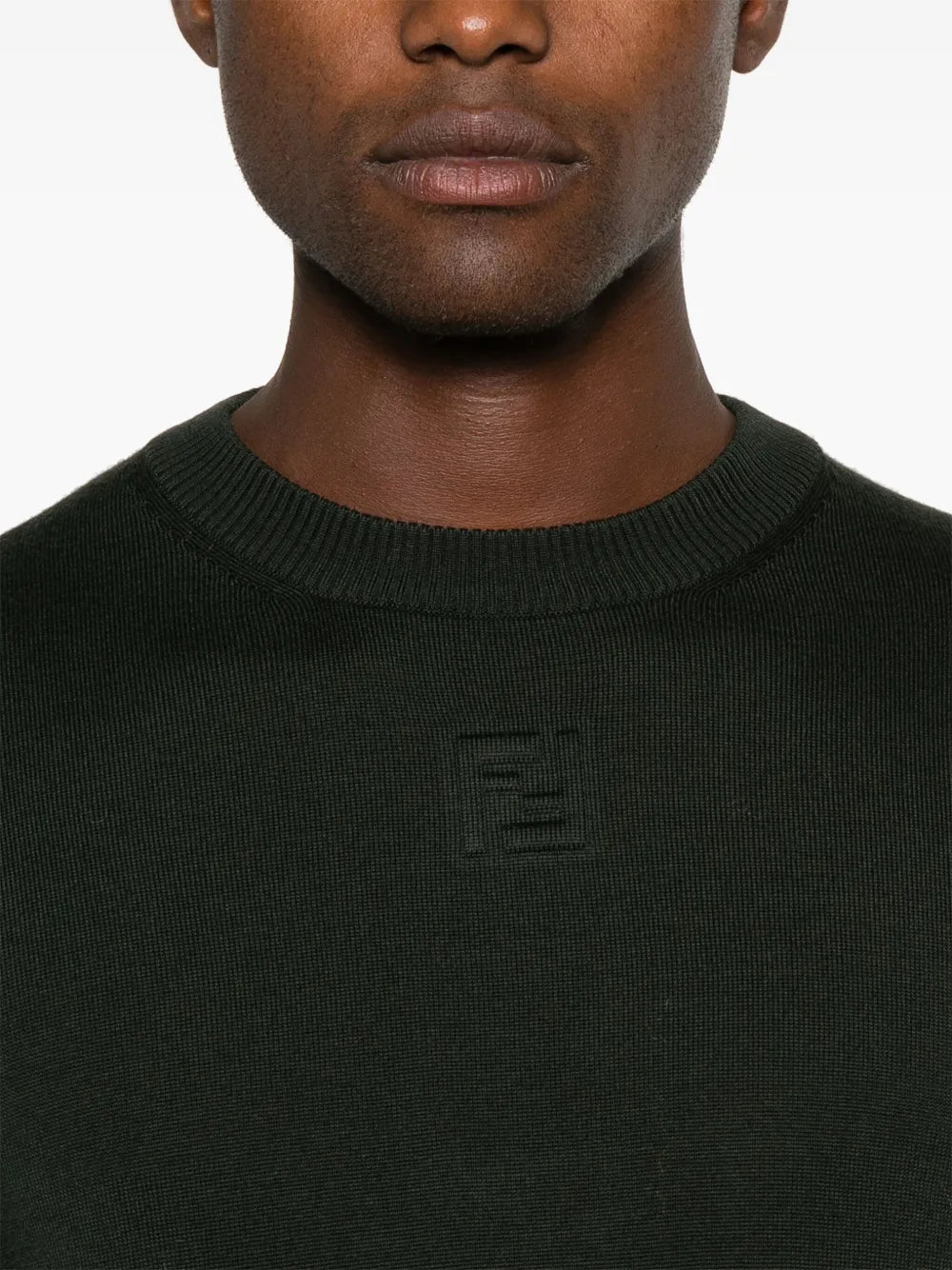 ニットウェア ウールセーター Fendi 緑 Homme