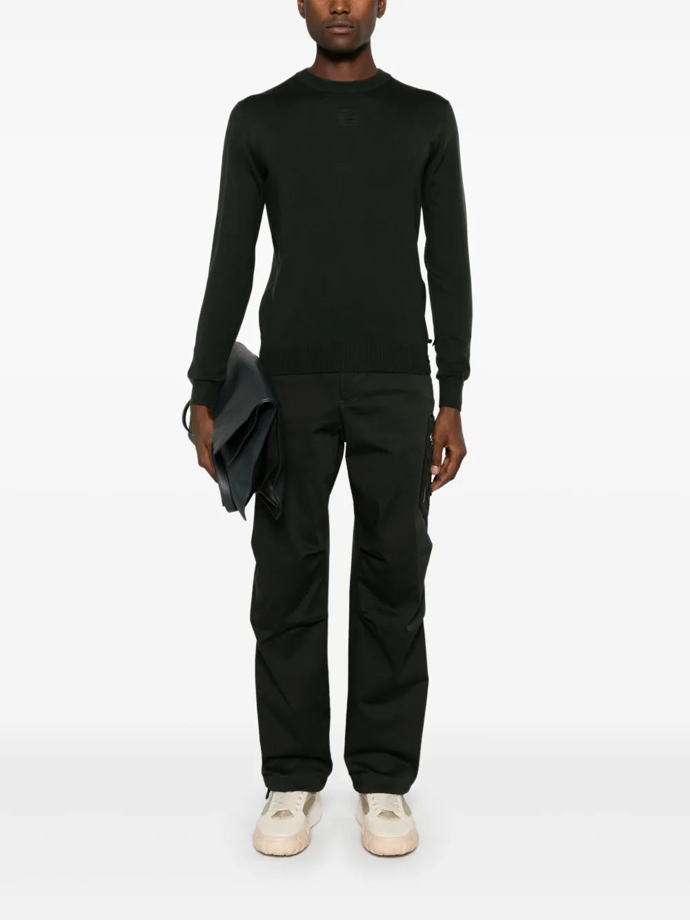 Prendas de punto Jersey de lana Fendi Verde Homme