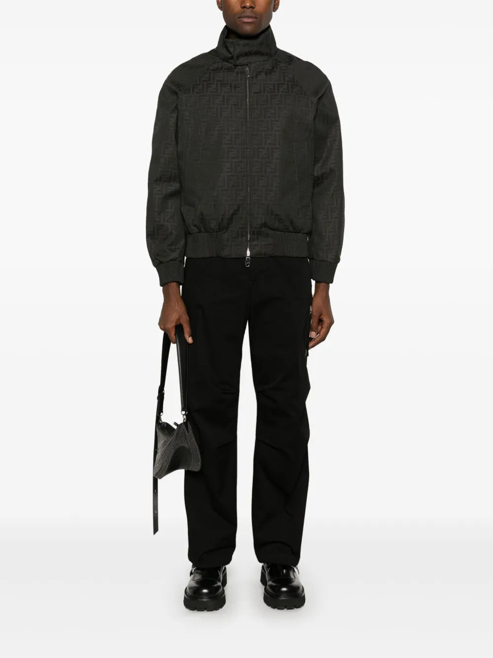 Jackets FF Jacket Fendi Brown Homme