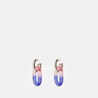 Bijoux Boucles d'oreilles Link XL Rabanne Argenté Femme