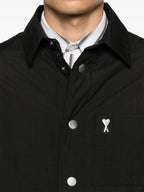 Giacche AMI de Coeur Overshirt Ami PARIS Nero Homme