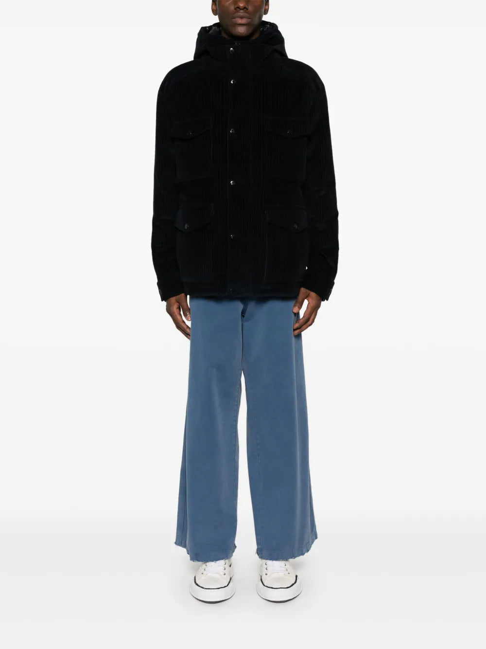 Manteaux Doudoune Greselin réversible Moncler Bleu foncé Homme