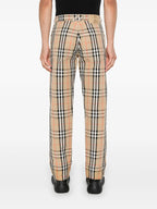 Hosen Karierte Hose Burberry Beige Homme
