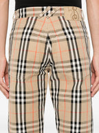 Hosen Karierte Hose Burberry Beige Homme