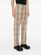 Hosen Karierte Hose Burberry Beige Homme