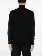 재킷 지퍼 코튼 재킷 Moncler 검은색 Homme