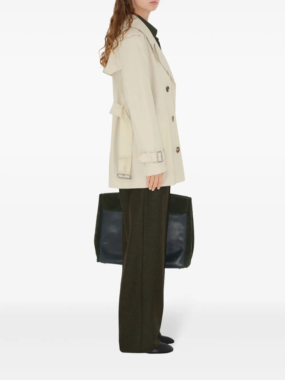 Abrigos Gabardina Trench Coat Burberry Blanco Femme