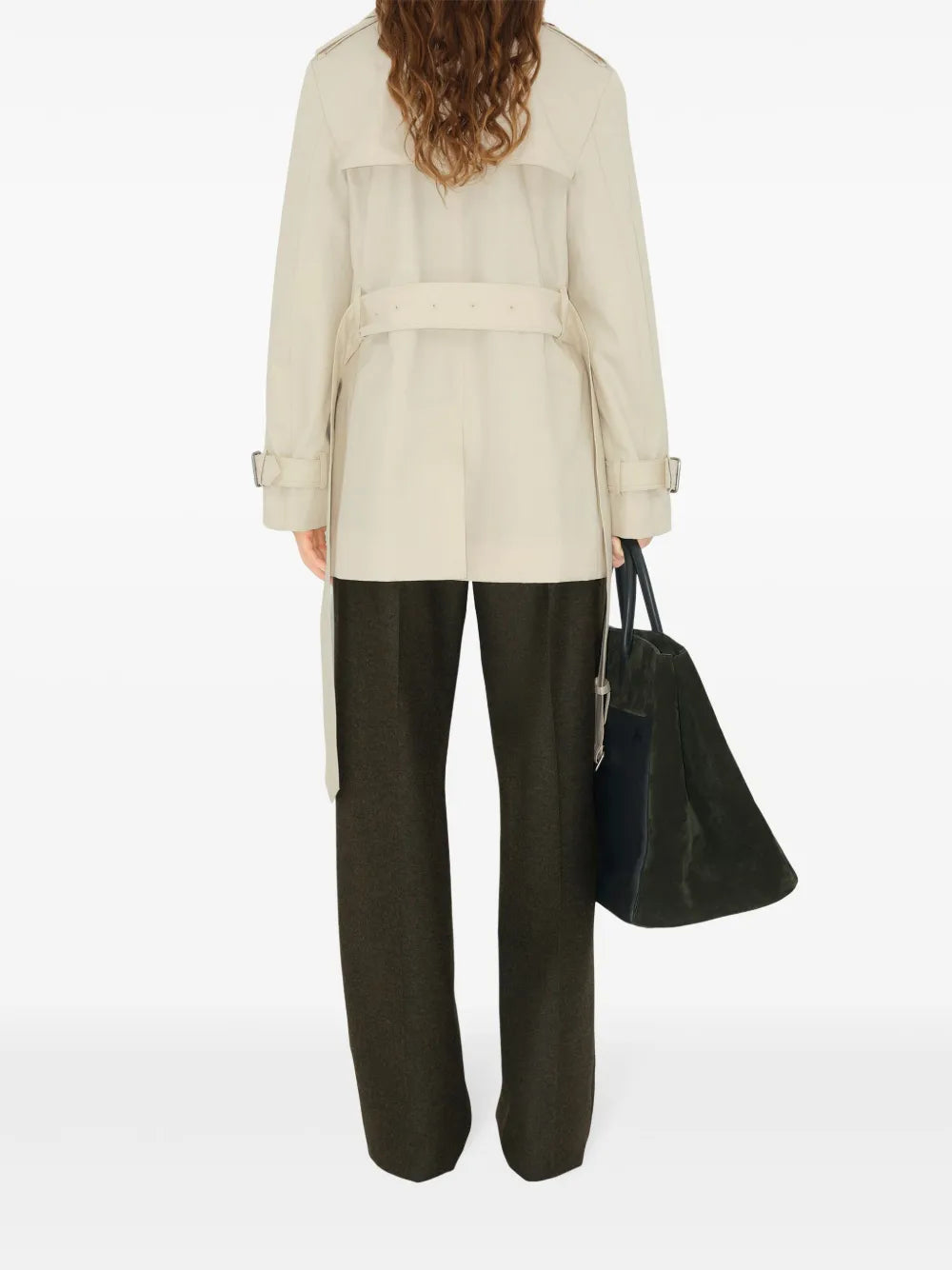 Abrigos Gabardina Trench Coat Burberry Blanco Femme