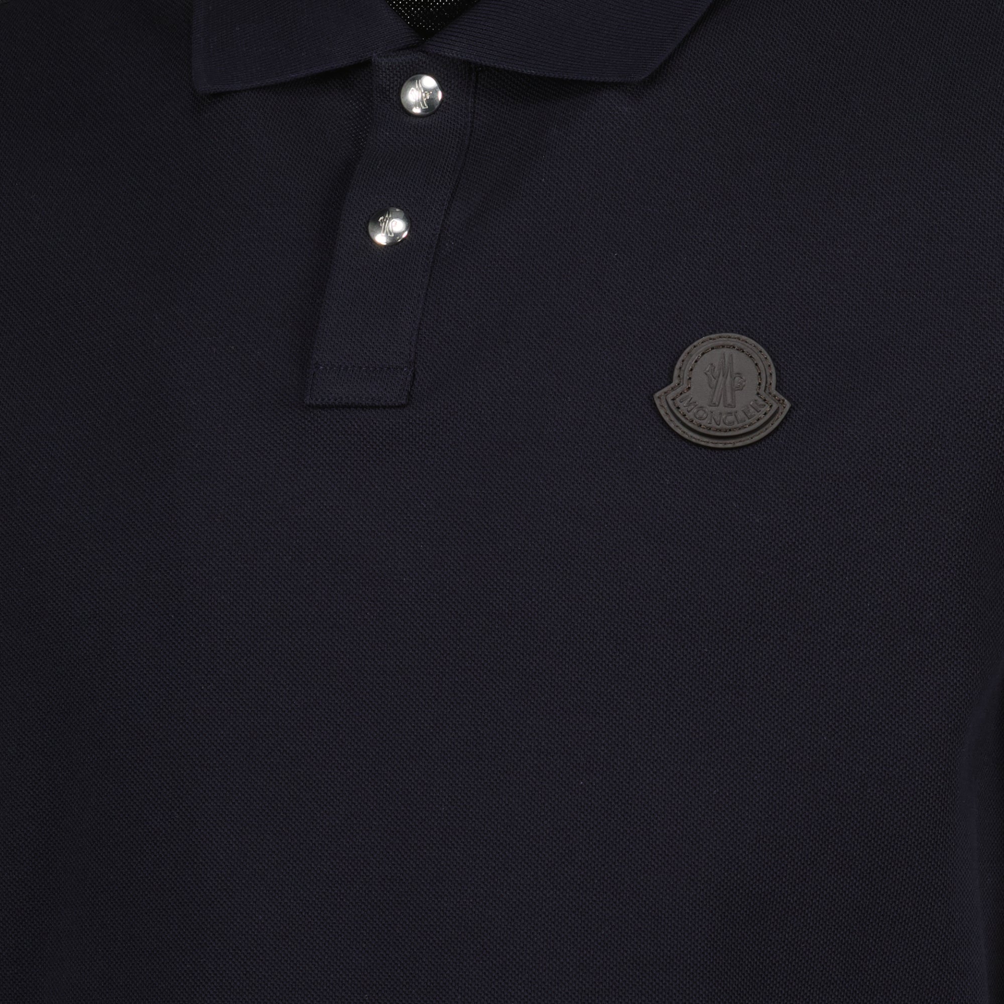 Polos Logo Polo Moncler Azul Oscuro Hombres