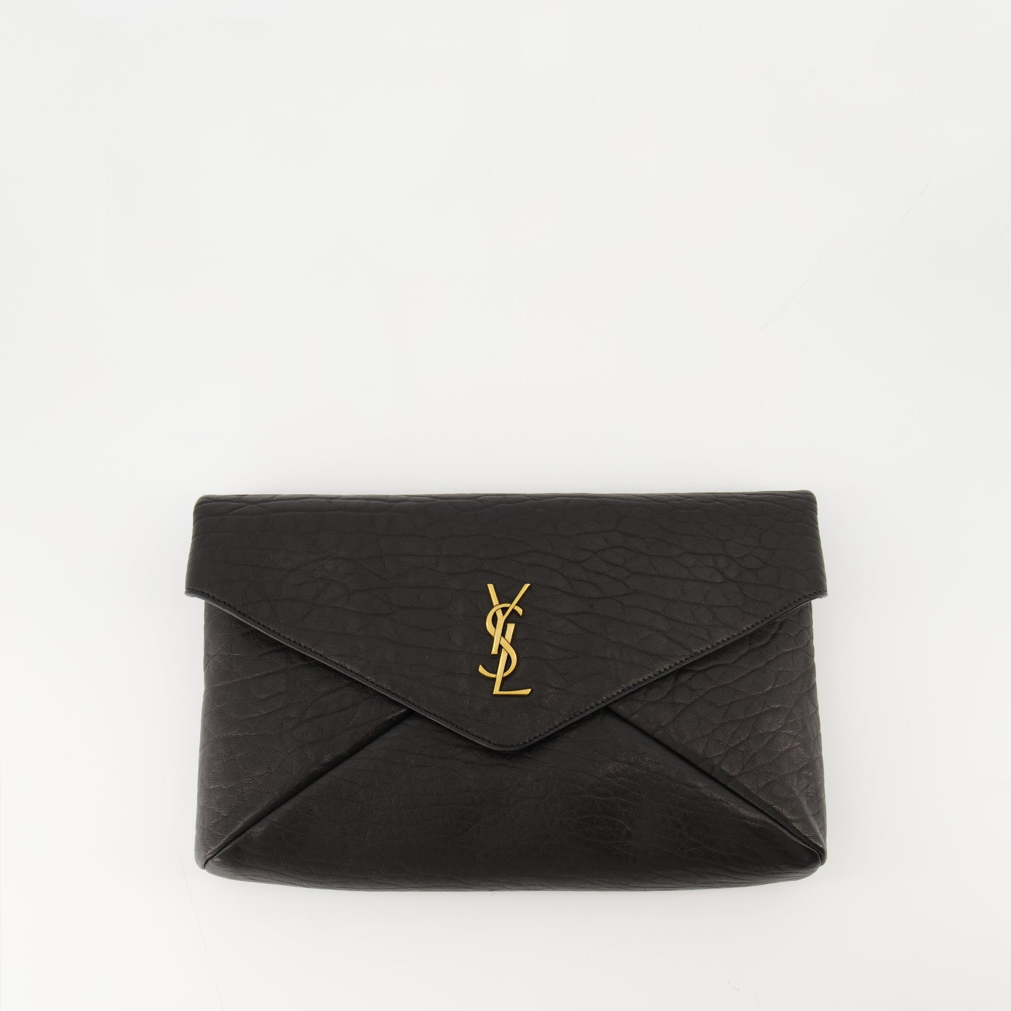 Clutches Clutch Envelope Saint Laurent Preto Mulheres