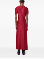 Vestidos Vestido Lurex Drapeado Rabanne Vermelho Femme