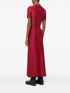 Vestidos Vestido Lurex Drapeado Rabanne Vermelho Femme