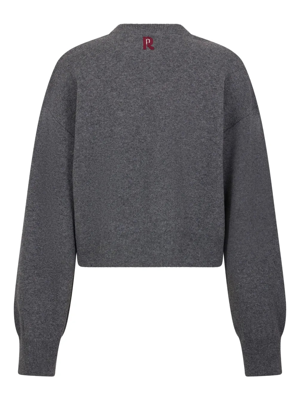 Maille Cardigan en laine et cachemire Rabanne Gris Femme