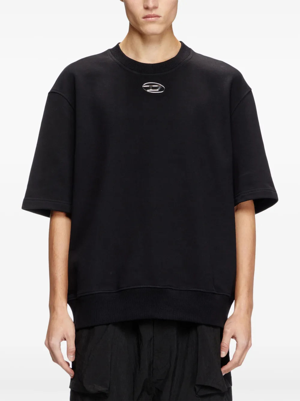 Camisetas T-shirt Oval-D Diesel Preto Homme