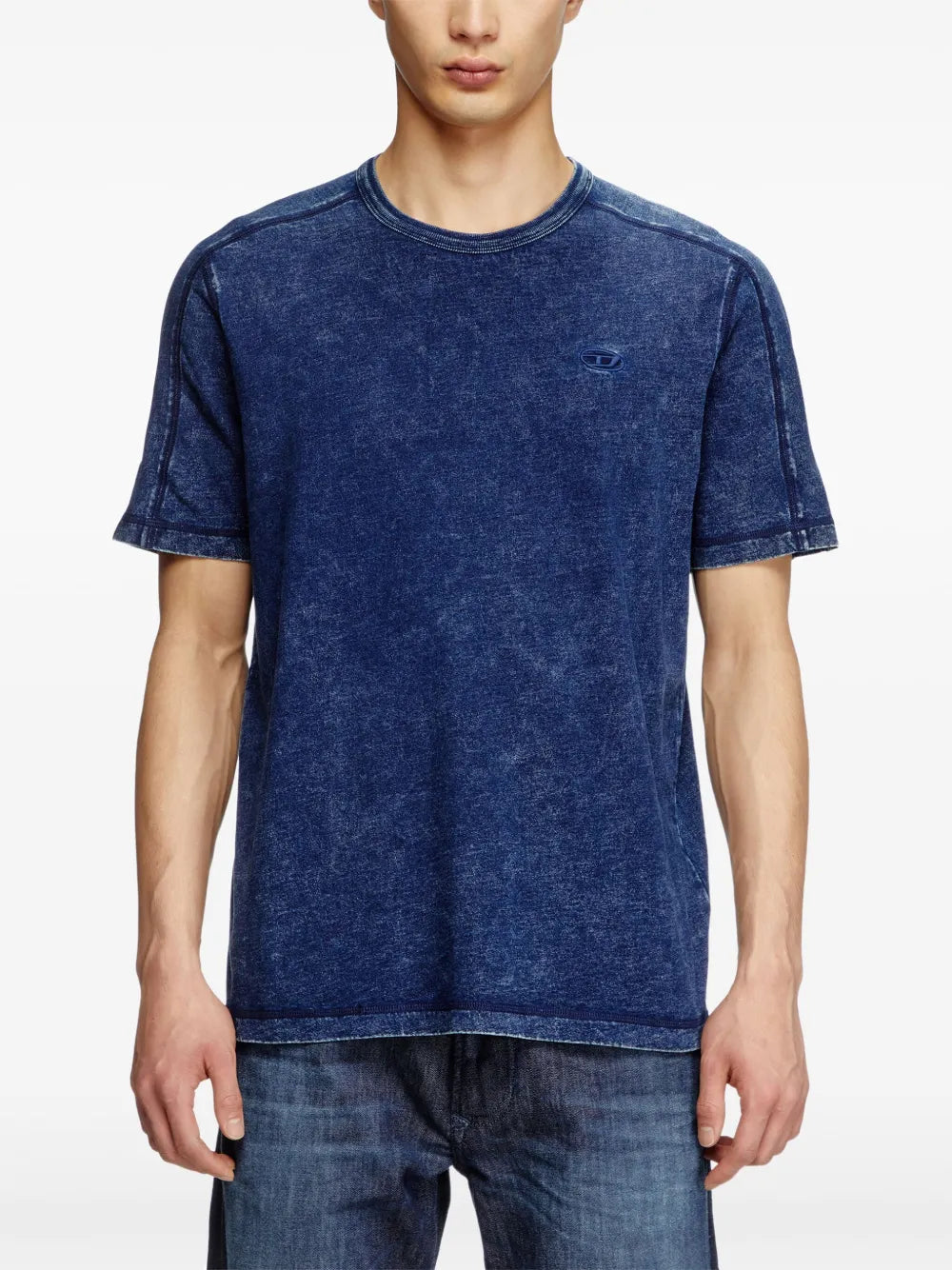T-shirts T-shirt T-adjind Diesel Bleu Homme