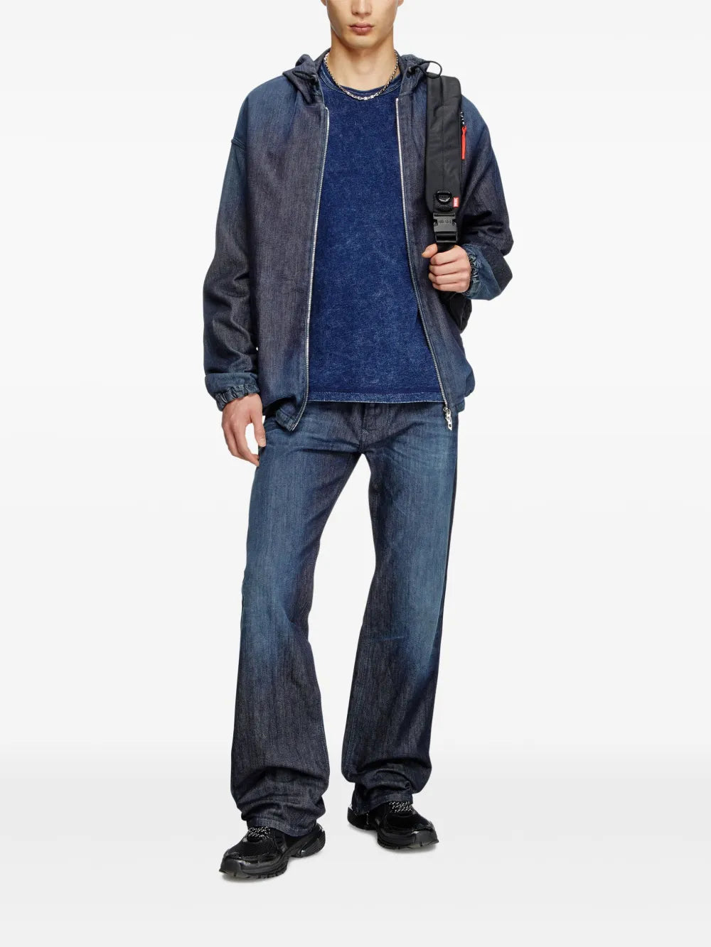 T-shirts T-shirt T-adjind Diesel Bleu Homme