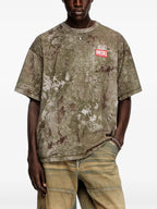 Tシャツ プリントTシャツ T-Boxt-R12 Diesel カーキ メンズ