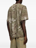 Tシャツ プリントTシャツ T-Boxt-R12 Diesel カーキ メンズ