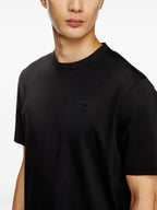 T-shirts T-shirt noir T-Adjust-Slits Diesel Noir Homme