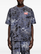 Camisetas T-Shirt Impressa T-Boxt-R12 Diesel Azul Homens