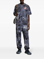 Camisetas T-Shirt Impressa T-Boxt-R12 Diesel Azul Homens