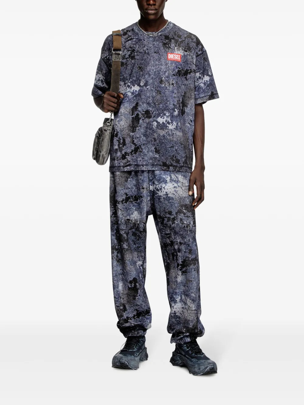 T-shirts T-shirt imprimé T-Boxt-R12 Diesel Bleu Homme