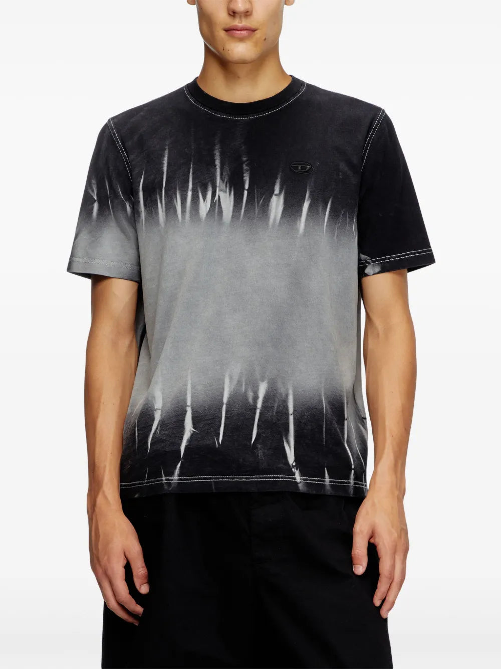 T-shirts T-shirt gris T-Adjust-R21 Diesel Noir Homme