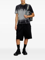 T-shirts T-shirt gris T-Adjust-R21 Diesel Noir Homme