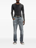 Pantalons Jeans D-Krookley-B Diesel Gris Homme